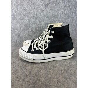Converse Chuck Taylor All Star Platform High‎ Black Sz 6